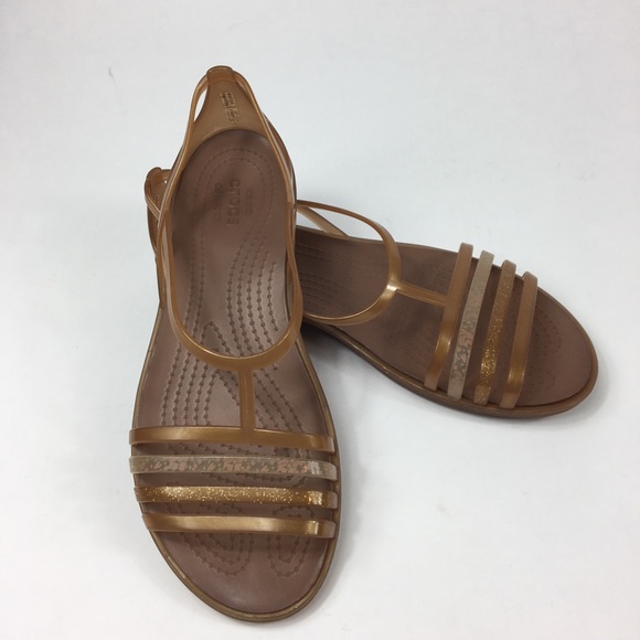 SOLD Crocs Isabella Boho Flat Jelly Sandals - Picture 3 of 8